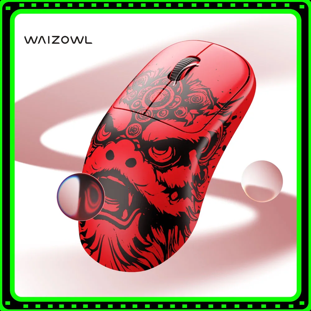 Waizowl Ogm Cloud Wireless Mouse 8k Paw3950 2.4G Bluetooth 32000dpi ...