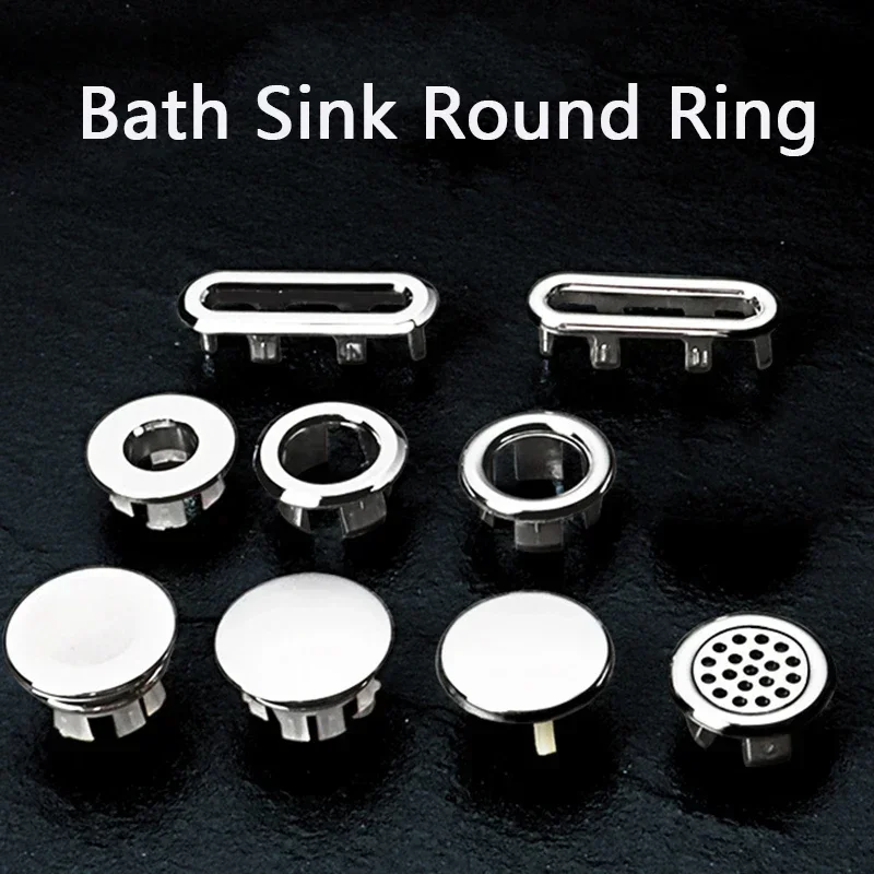 3pcs-Plastic-Bathroom-Kitchen-Basin-Sink-Overflow-Cover-Ring-Insert ...