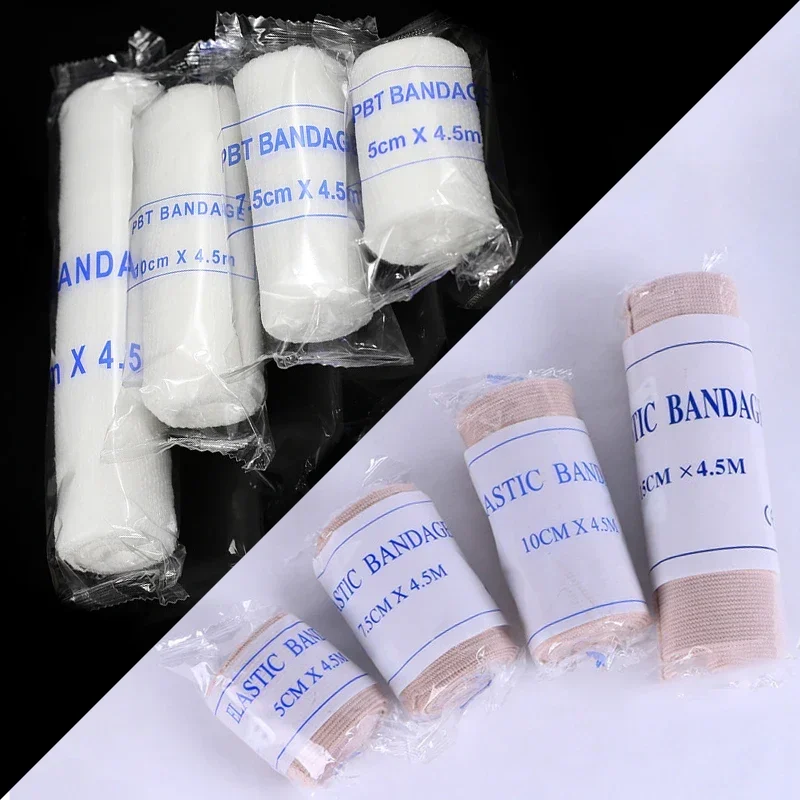 

High Elastic Compression Bandage with Clip Closure Tendon Sports Tourniquet Basketball Ankle Support Knee Pad Fitness Bandage