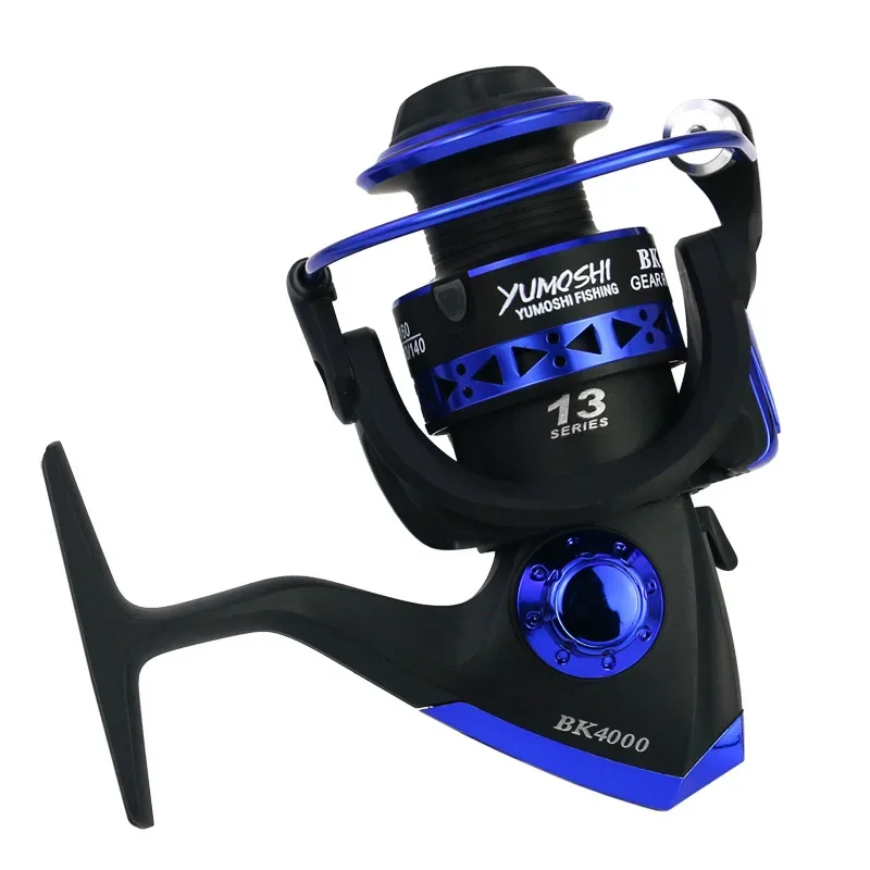 BK Series 13BB 1000-7000 Fishing Reel Folding Rocker spinning wheel fishing right left Spinning Reel Full Metal wire loop spinning fishing reels fishing reels
