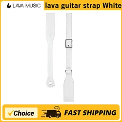 Premium Guitar Strap (Strap White)