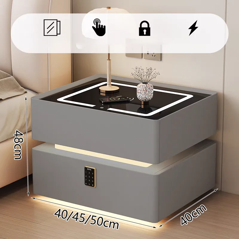 Night Table Nightstands Bedside Tables Smart Dressers Bedroom Furniture Bed Side Home Mesinhas De Cabeceira Nightstand Stand