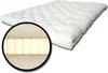 Eco Pure Wool Futon Mattress - 8 Inch Wool Futon Mattress with 2" Dunlop Latex - Medium Firm - 1