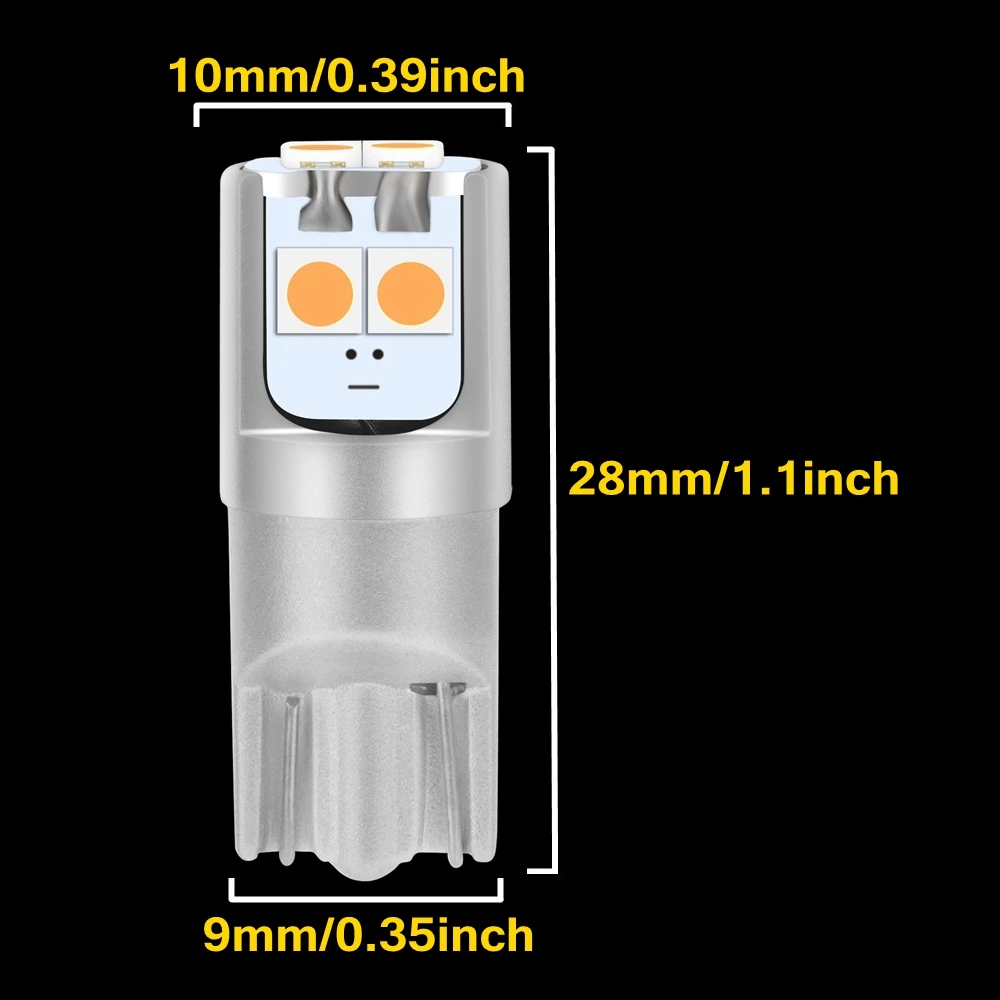 ���� �����Ʈ LED ���� ����, �ڵ��� �� ������, WY5W �ڵ� �� ���̵� ����Ʈ, ������ ȭ��Ʈ, ����, ���ο�, ũ����Ż ����, T10, W5W, 2 ��