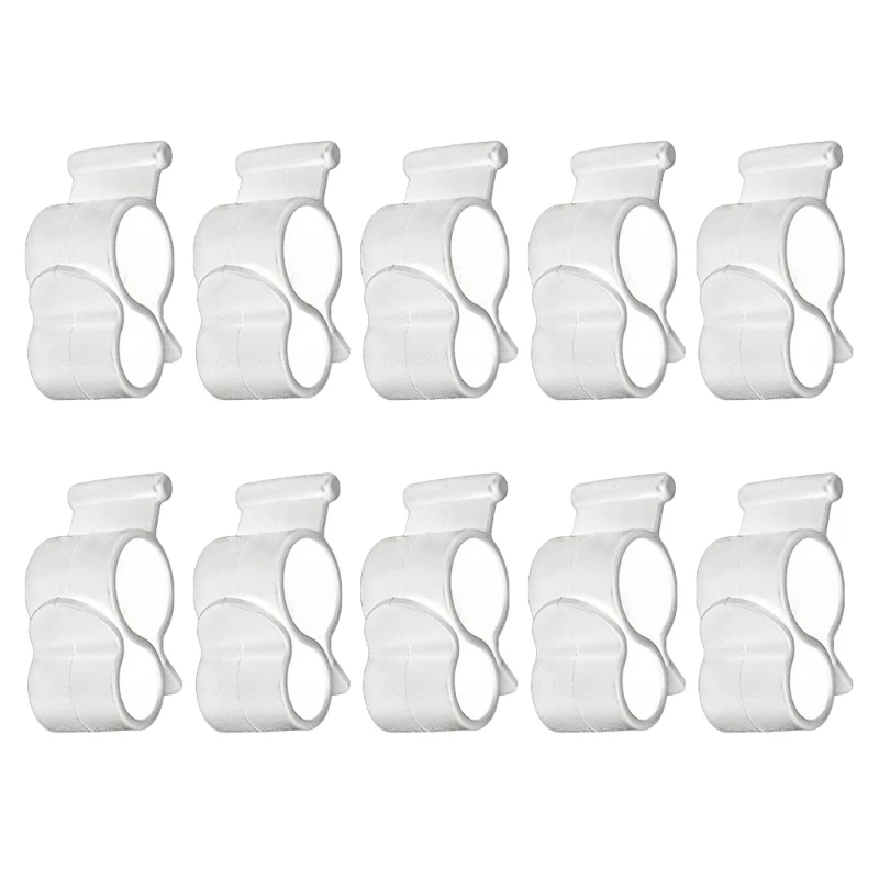 Rope Clamp 10 Pieces Awning Clips For Caravan String Light Tent Hooks Camping Traveling Tent Clip Light Hanger awning hooks
