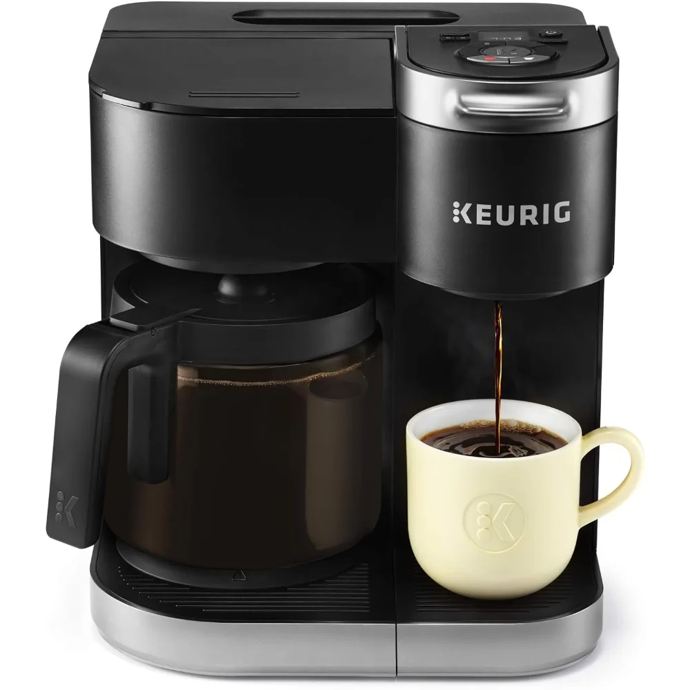 

K-Duo, одноразовая подставка для K-Cup и кофеварка, черный цвет