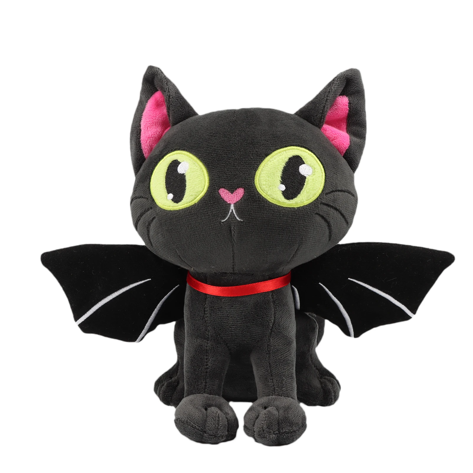 Gato preto de pelúcia gato preto animais de pelúcia, 3pcs kawaii