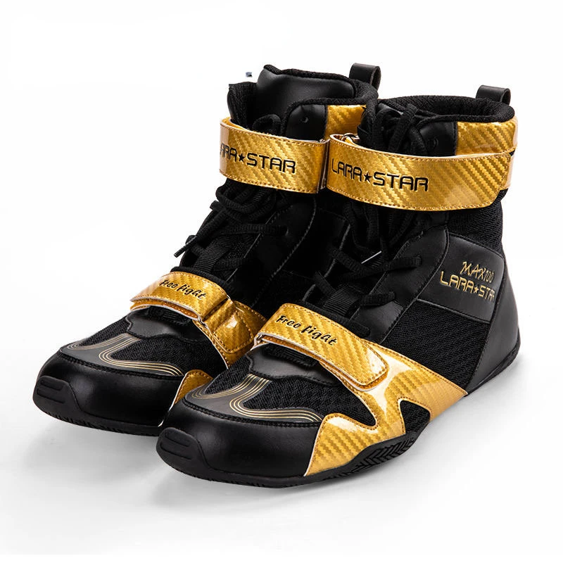 

New Trend Wrestling Shoes for Men Top Quality Gym Shoe Man Hook & Loop Boxing Shoe Mens Luxury Brand Designer Wrestling Boots