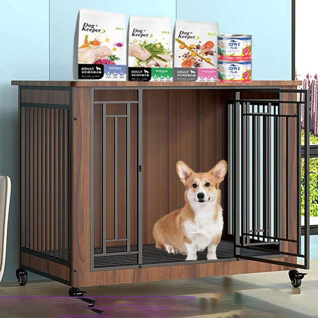 Indoor Accessories Dog House Carrier Villa Fence Home Playpens Dog House  Toys Door Casita Para Perro Dog Crate Furniture Fg24 - AliExpress