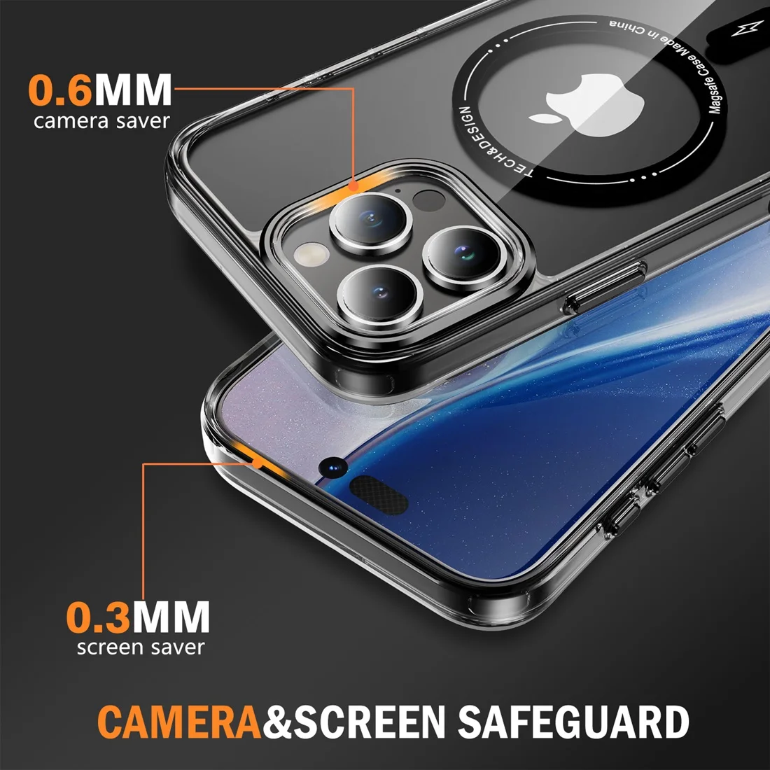 Custodia FlexQuartz Di Tech21 Per IPhone 16 Pro Max  Compatibile Con Magsafe Oro