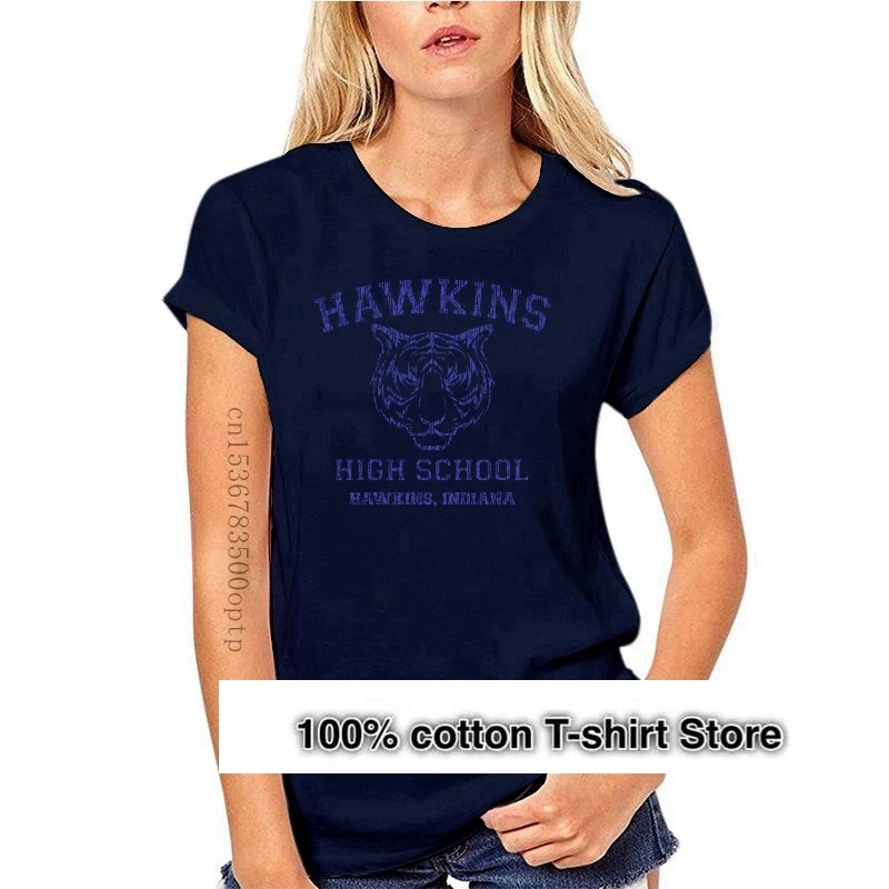 thumbnail image 1 of 539 Hawkins High School Mens Tops Tee T Shirt Funny Costume Stranger Tv Show Things Funny T-Shirt Custom Screen Printed, 1 of 5