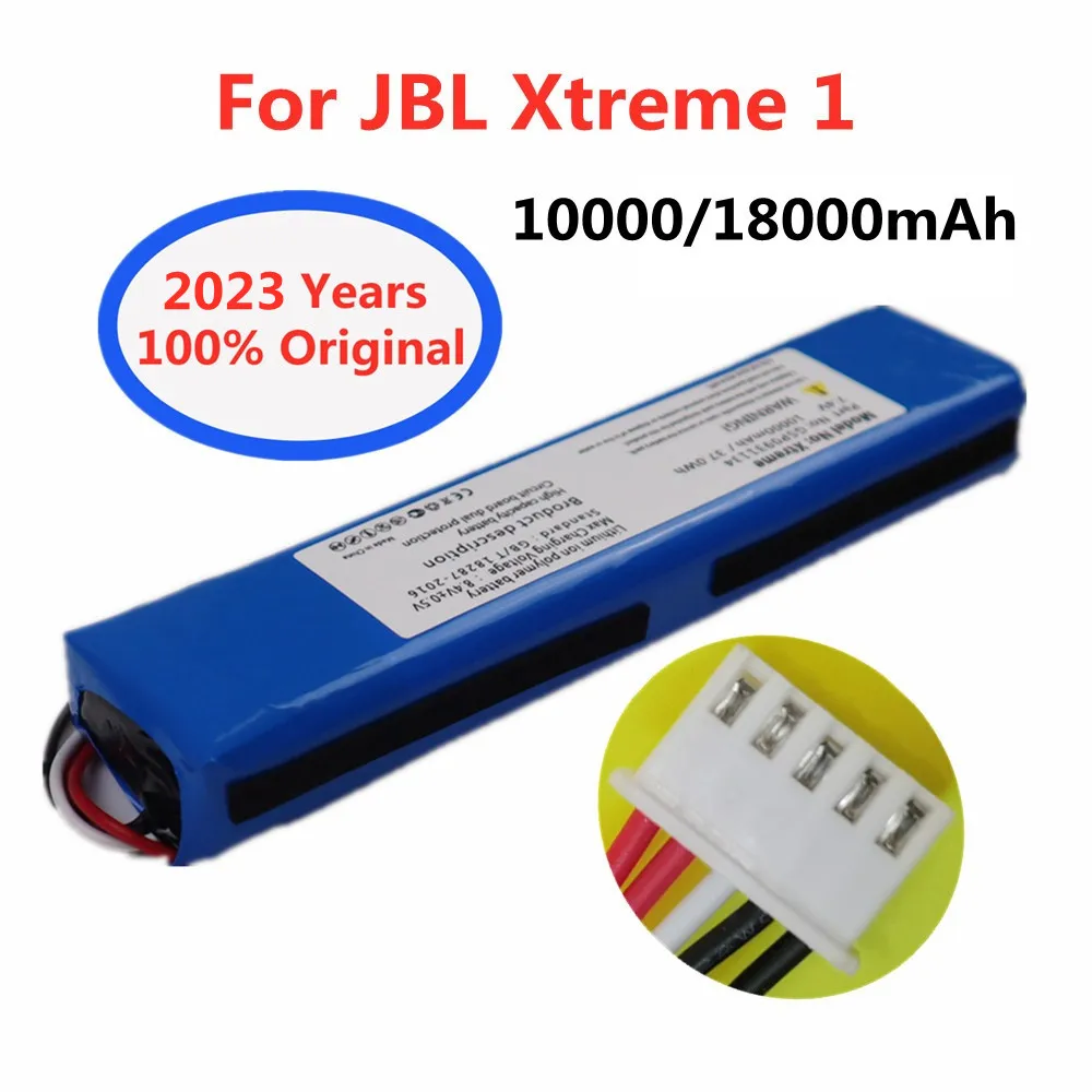 

2023 100% Оригинальный аккумулятор для динамика 10000 / 18000 мАч для JBL Xtreme1 extreme Xtreme 1 GSP0931134, беспроводной bluetooth-аккумулятор