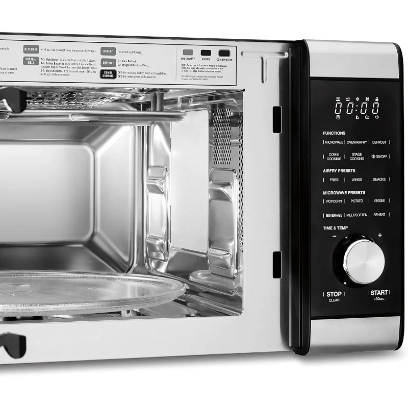 Cuisinart 3-in-1 Microwave AirFryer Oven, Black 6