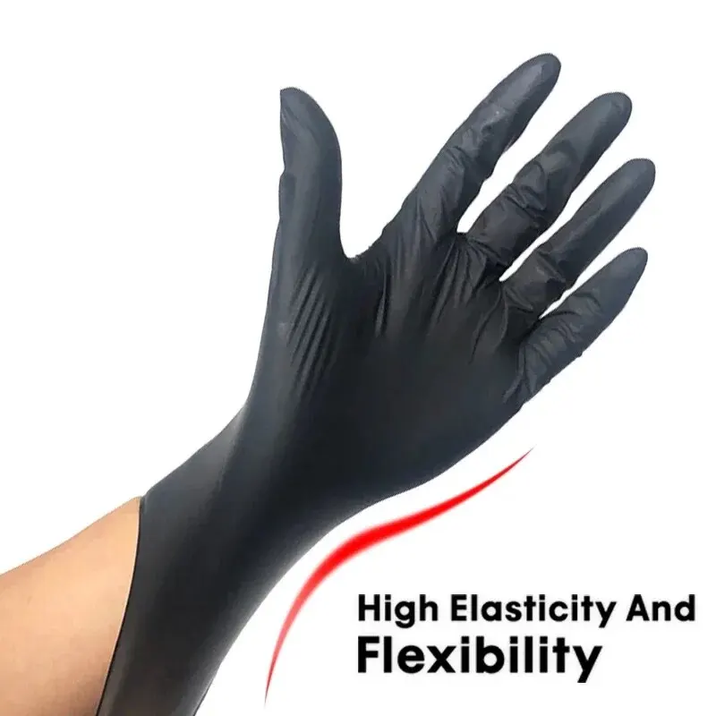 Disposable Gloves Nitrile Gloves Cleaning Gloves 20/50PCS Disposable Nitrile Gloves for Household Cleaning Kitchen Dishwashing Working Gardening Tattoo Gloves Thickened Durable