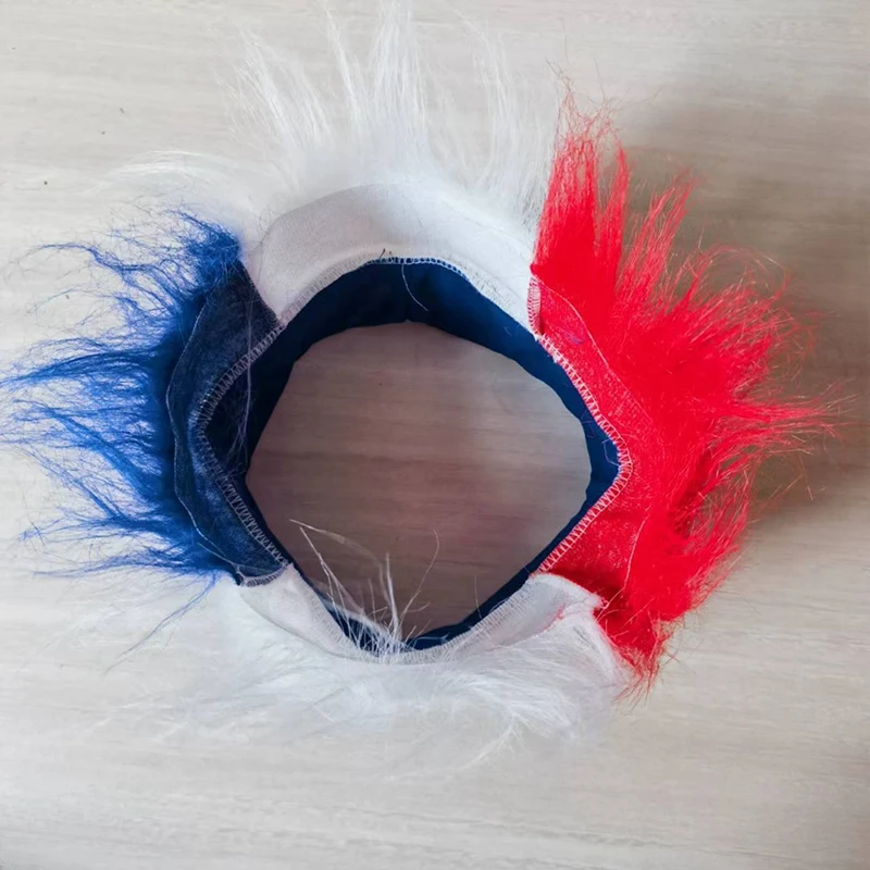Blue White Red Headgear Universal Match Props For Football Match, Festival Events, Match