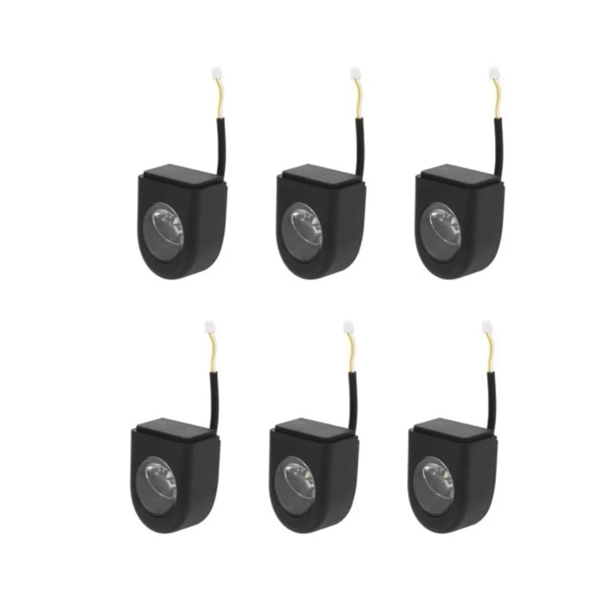 

6Pcs Headlight Lamp Led Light Front Lamp Replacement for M365 Electric Scooter Parts