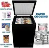 3.5 Cubic Feet Chest Freezer with Removable Basket, from 6.8℉ to -4℉ Free Standing Compact Fridge Freezer for Home/Kitc 6
