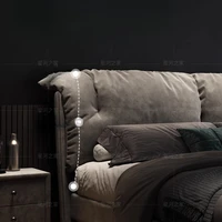 Lit de chambre principale européenne Design enfants deux personnes lit hôtel salon rangement moderne Cama Inteligente accessoires de maison 4