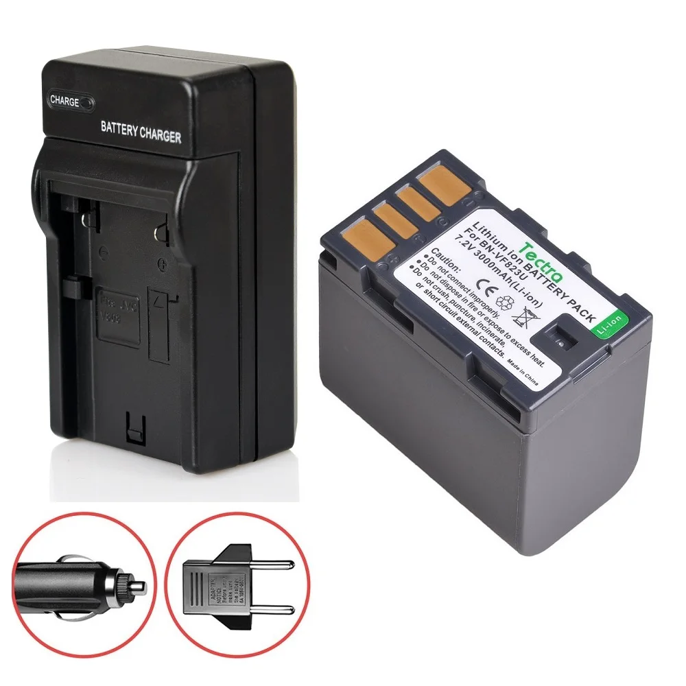 

Набор для аккумулятора и зарядного устройства для JVC BN-VF823, BN-VF823U и JVC Everio, GS-TD1 MG230 MS100 HD30 HM1 X900r, GY-HM70U