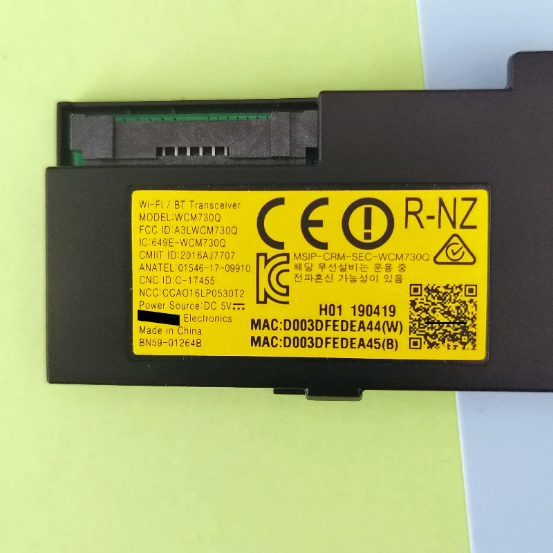 BN59-01264B 와이파이 모듈, LED OLED 4K 8K 스마트 TV용, WCM730Q, A3LWCM730Q, 649E-WCM730Q, 2016AJ7707, BN5901264B, 신제품