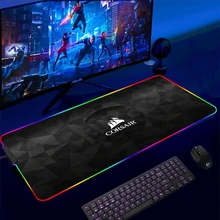 

Corsair RGB Mouse Pad Gaming Accessories Computer Large Mousepad Backlit XXL LED Gamer Keyboard Mause Carpet For CS GO Desk Mat
