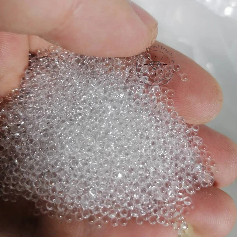 500 그램/가방 실험실 유리 실리카 Microbeads 실험실 스플래시 미니 비즈 잉크 그라인딩 스프레이 펌프 난방 실험