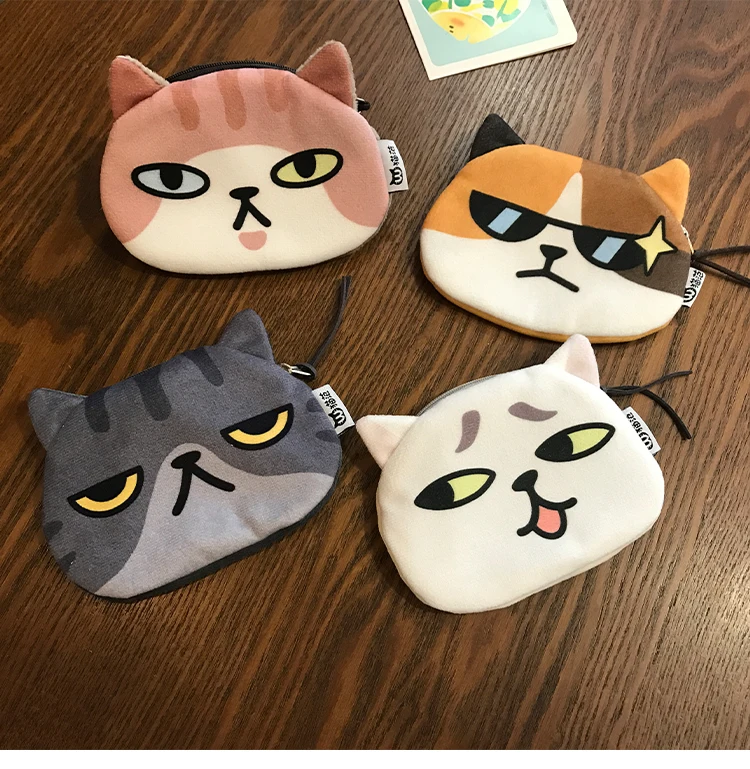 Kawaii Cartoon Cat Coin Purse