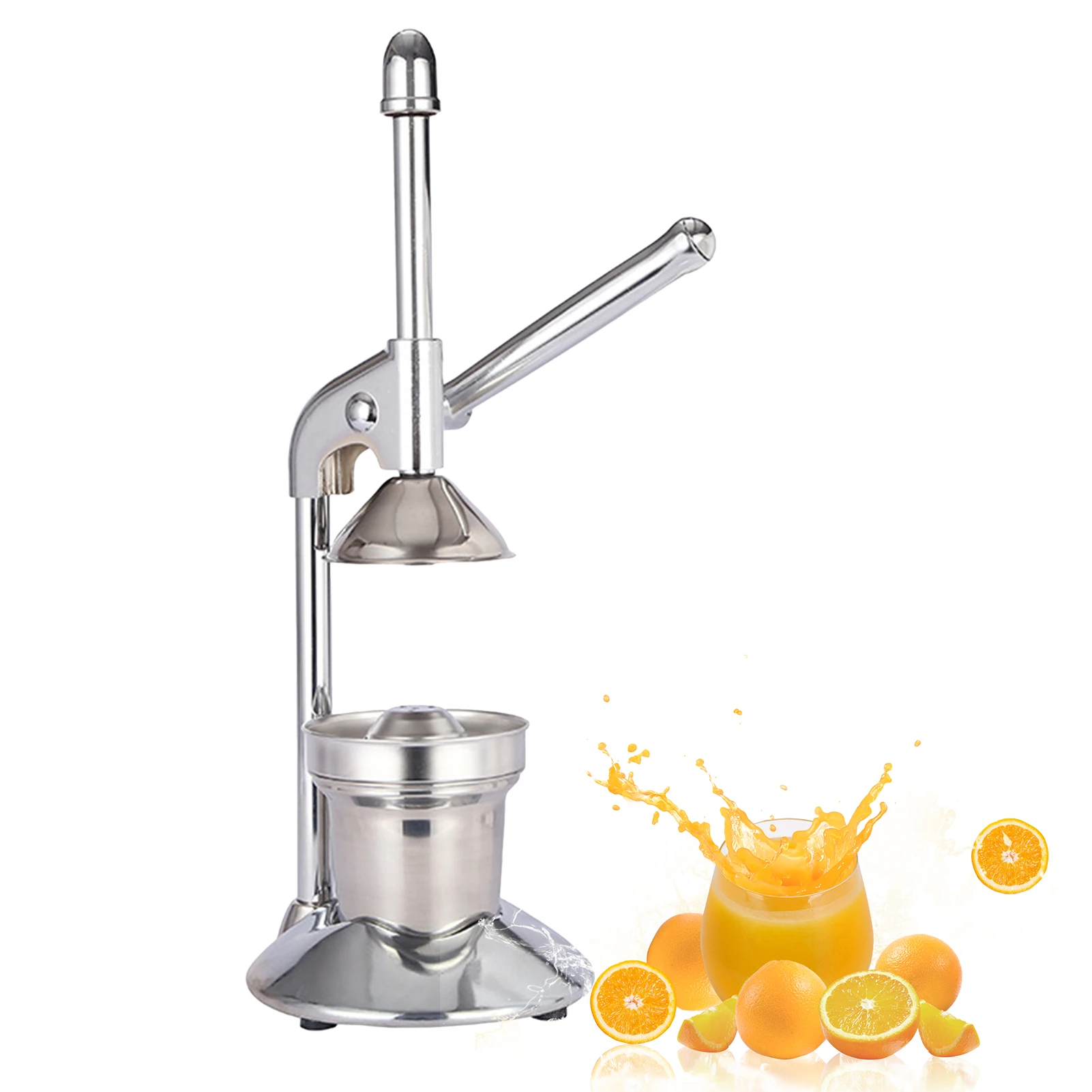 Profissional espremedor de frutas cítricas manual e espremedor de laranja  aço inoxidável bancada para suco de laranja fresco| | - AliExpress