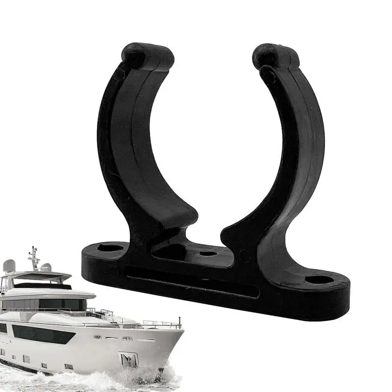 

Boat Paddle Holder Clips Black Nylon Tube Holder Clips Boat Paddle Storage Mount Patch Inflatable Ladder Yatch Holder Hook