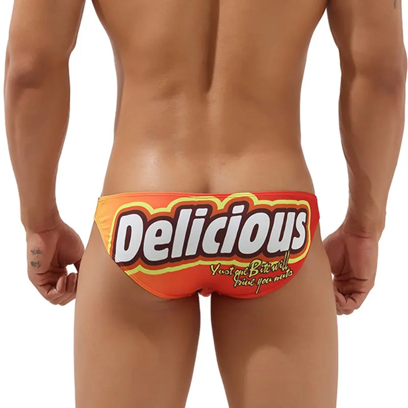 Low Waist Men Underwear Bikini Briefs Mini Slip Transparent Bathing Man Swimwear mens swimsuits