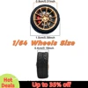 Kicarmod 1/64 Model Car ABS Wheels with Rubber Tire Brake Disc Refitting Parts Diameter 10mm For Model Car Tomica MINI GT 4