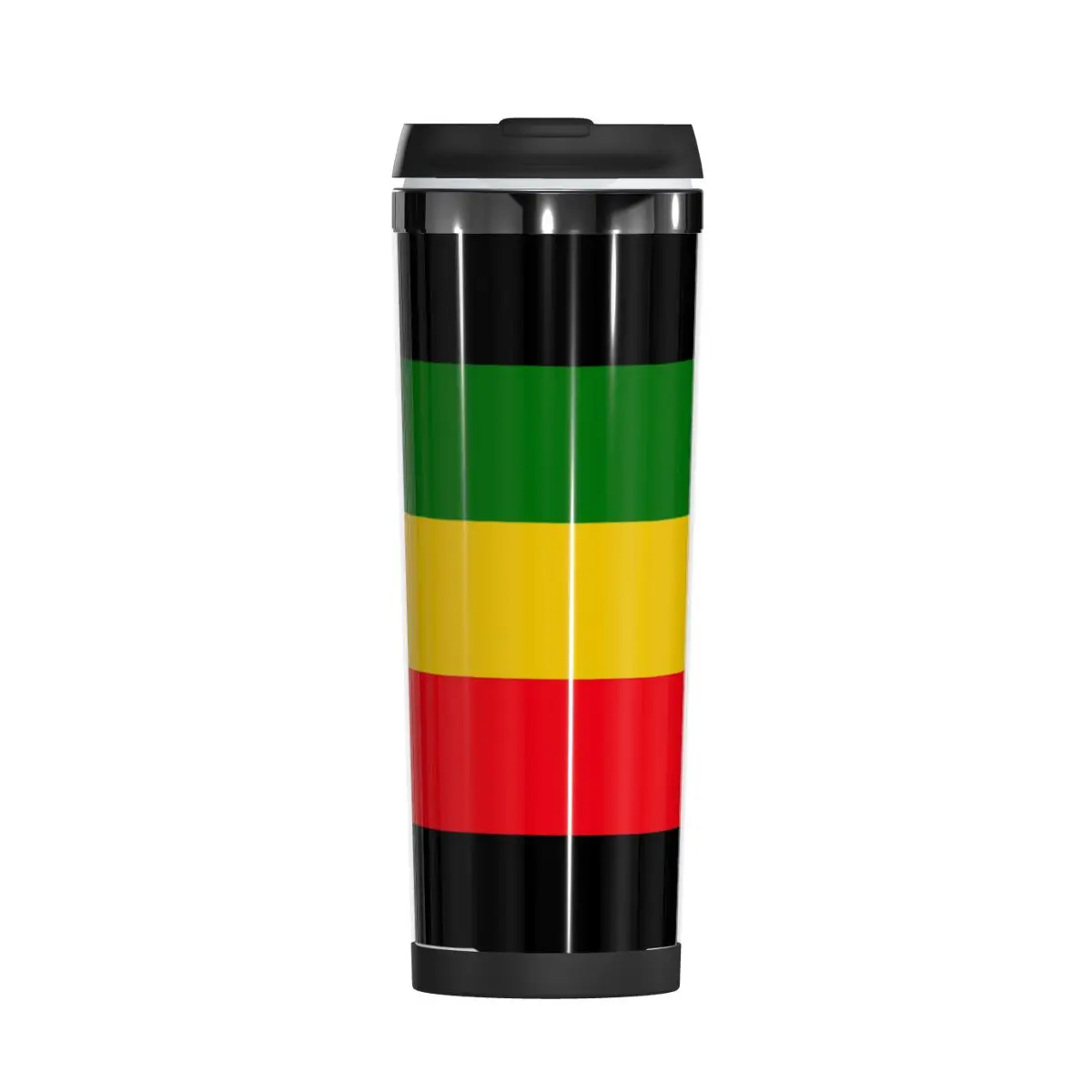 Green Yellow And Red Rasta Flag Double Insulated Water Cup Top Quality Thermos bottle Humor Graphic Heat Insulation milk cups |