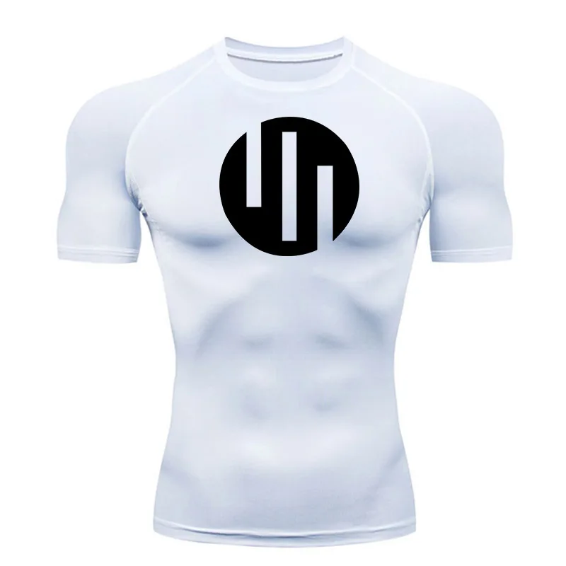 Running T Shirt Men Short Sleeve Compression 4XL
