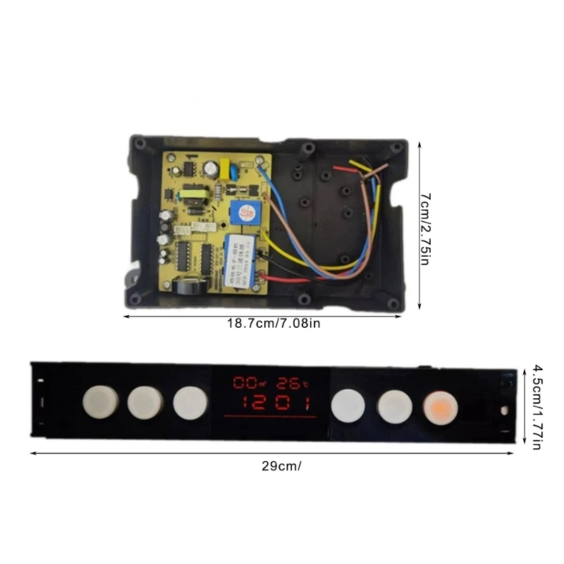 Efficient Hood Control Motherboard Circuit Board for Home Kitchen 3 Speed Washing Functionality Easy Installation