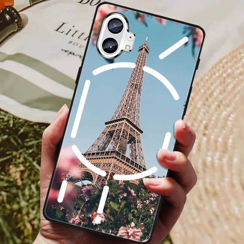 Black Antiknock Soft TPU Protective Phone Case Cover