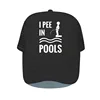 I PEE IN POOLS Funny Printing Baseball Caps Dare Gag Joke Gift for Men Women Vintage Retro Style Letters Trucker Caps Hats YP081 1