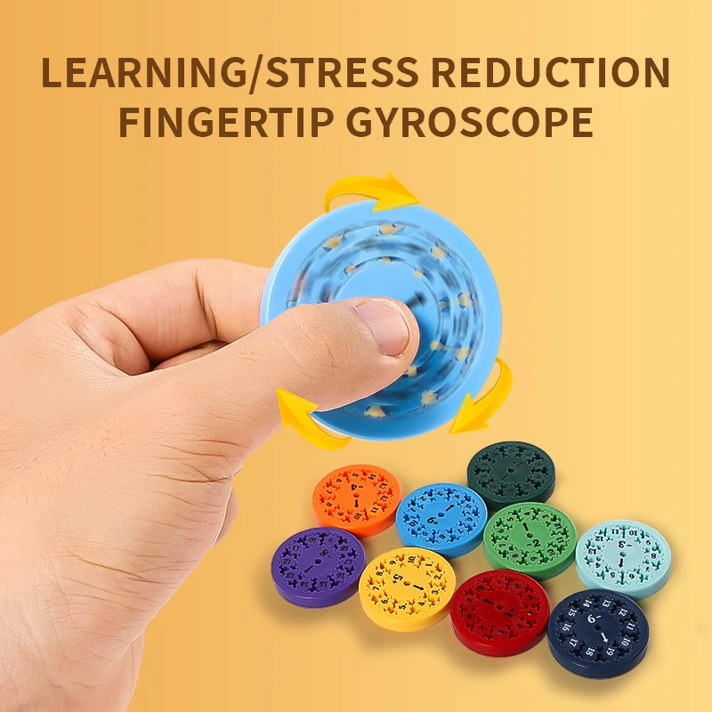 Math Fidget Spinners Educational Rotating Toys for Children to Learn Arithmetic Fingertip Gyroscope Education Tool Student Gifts 3