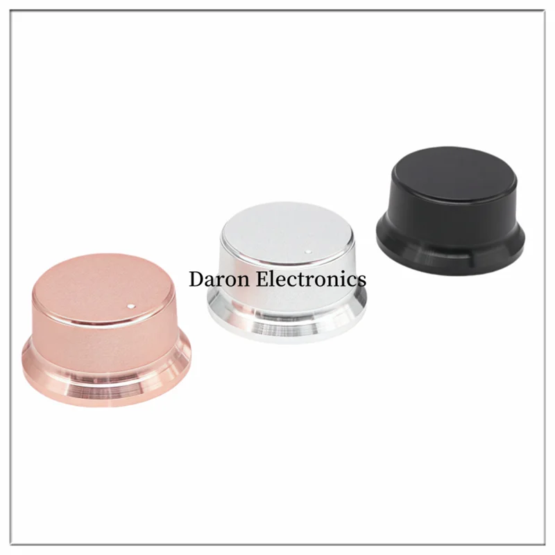 Aluminum cap knob 40*20 Instrumentation audio equipment rotary adjustment cap plum shaft half-shaft 6mm Potentiometer knob