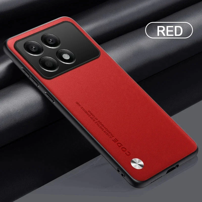 Luxury PU Leather Shockproof Silicone Case - Premium Protection