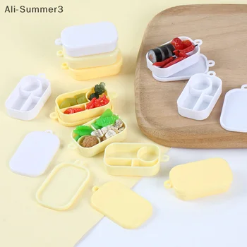 3Pcs Miniature Dollhouse Lunch Box Doll House Kitchen Food Decor Accessories Dollhouse Scene Toys