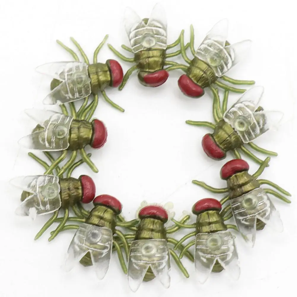 HANABASS Lot De 100 Fausses Mouches Réalistes En Plastique