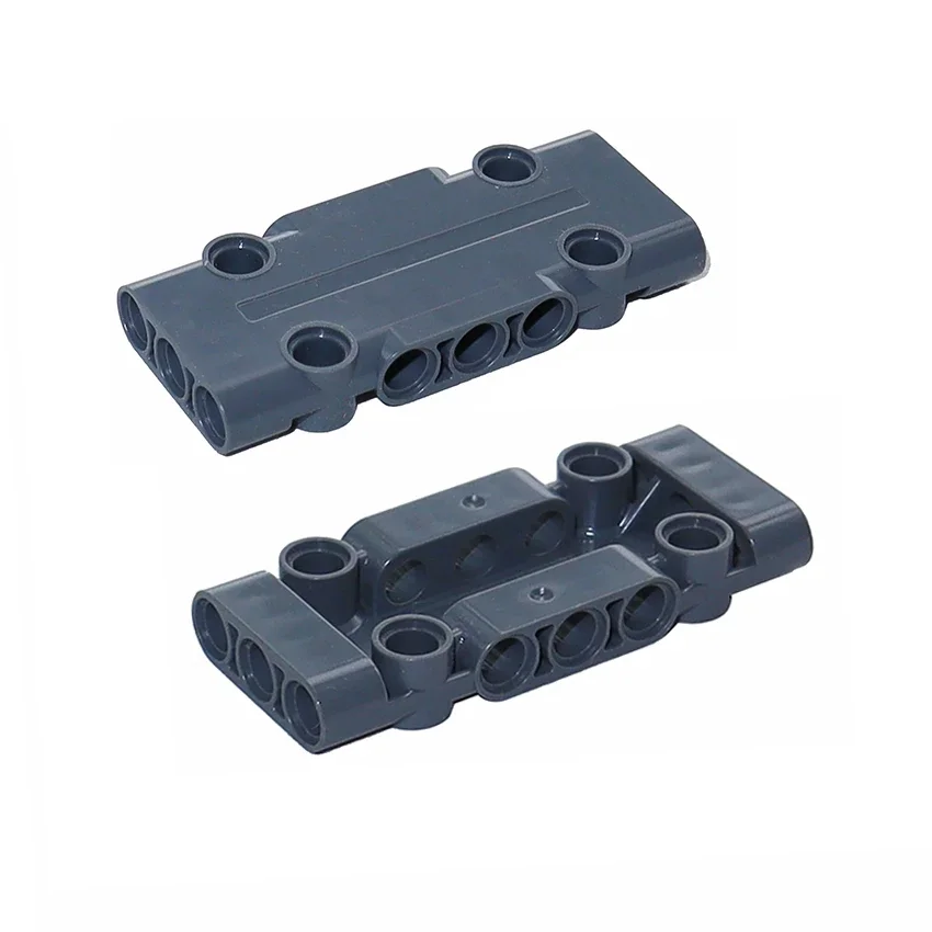 Конструктор MOC 4 шт./партия, пластина с плоской панелью, 7x3x1, детали для сборки, «сделай сам», детали для игрушек, совместимы с 71709 панелями