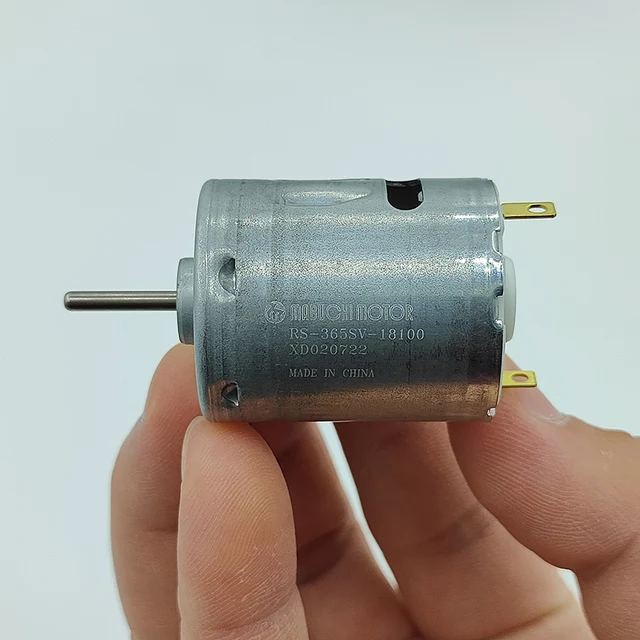 RS-365SV-14180 Spindle Motor Mabuchi RS-365SV-14180 12V/24V 10500 RPM Dual Shaft Mini Electric Motor - 28mm Spindle Motor For DIY Projects Electric Mini Bike Motor - Foto 2