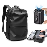 Vacuum Backpack with Pump Large Capacity Travel Black Business Bags Laptop Compression Men's Backpacks Sealing Hiking Holiday 1