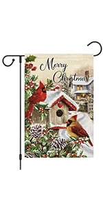 Merry Christmas Garden Flag