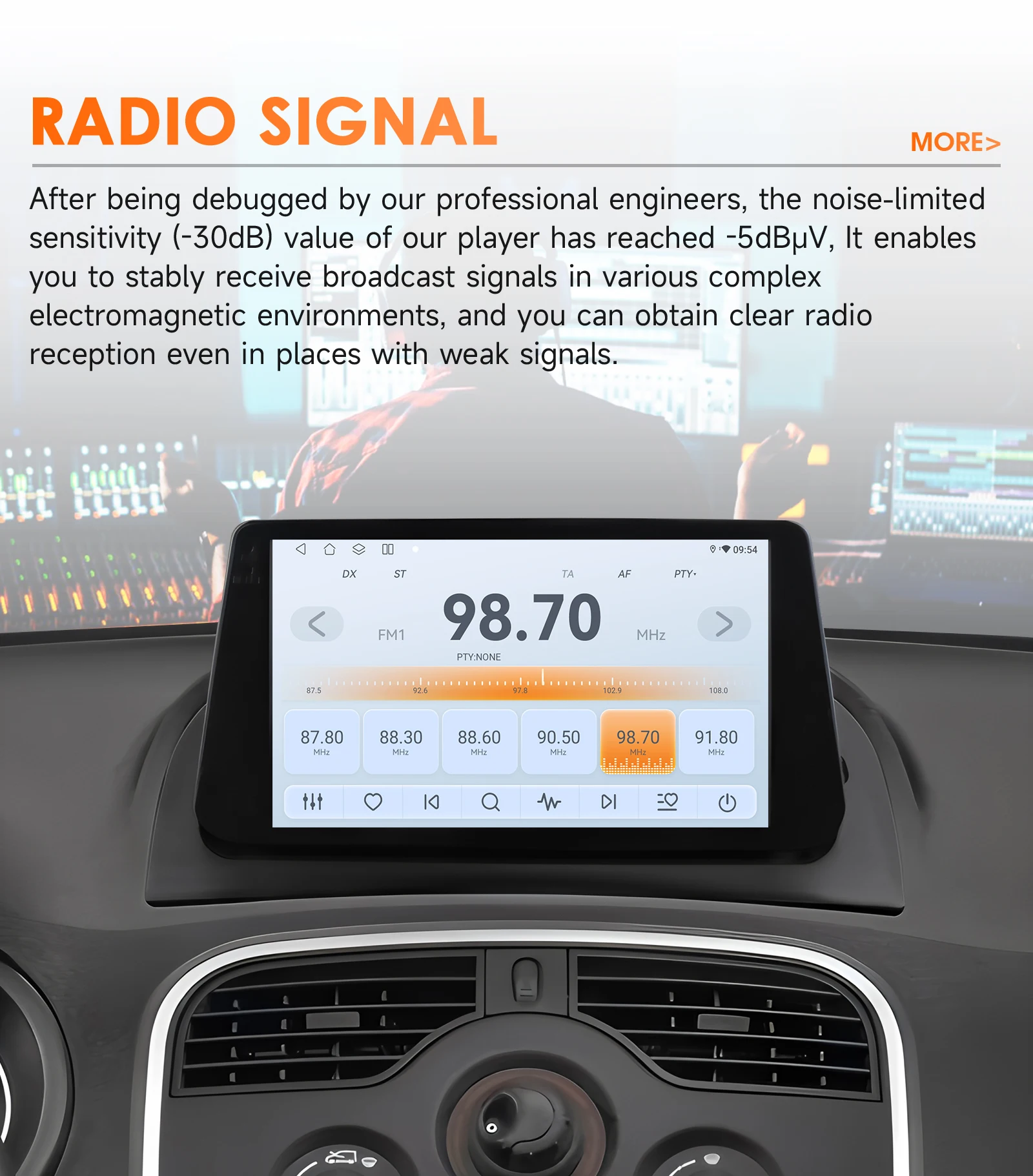 6115 8 Core Carplay Andorid 14 Autoradio für Renault Kangoo 2009-2018 Auto multimedia-player 360 Cam GPS Stereo Audio 2DIN Bildschirm – Detail 20