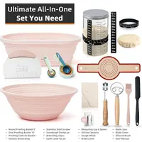 Mélangeur de boulangerie KYCOR inclus dans le kit de culture de levure, avec panier de fermentation rond, panier de fermentation et batteur à œufs 4