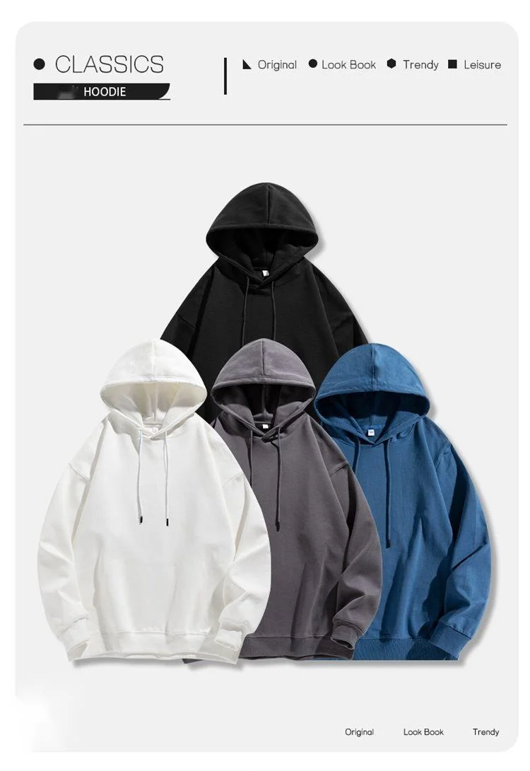 Spring and Autumn unisex hooded jacquard sweatshirt men, long sleeved loose top for men_voghion.com