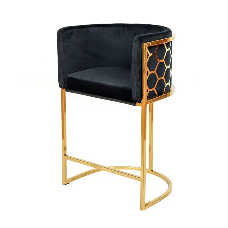 

High Stools Nordic Bar Chair Home Lightweight Kitchen Ergonomic Iron Bar Stools Dining Sillas Altas Para Barra Home Furniture