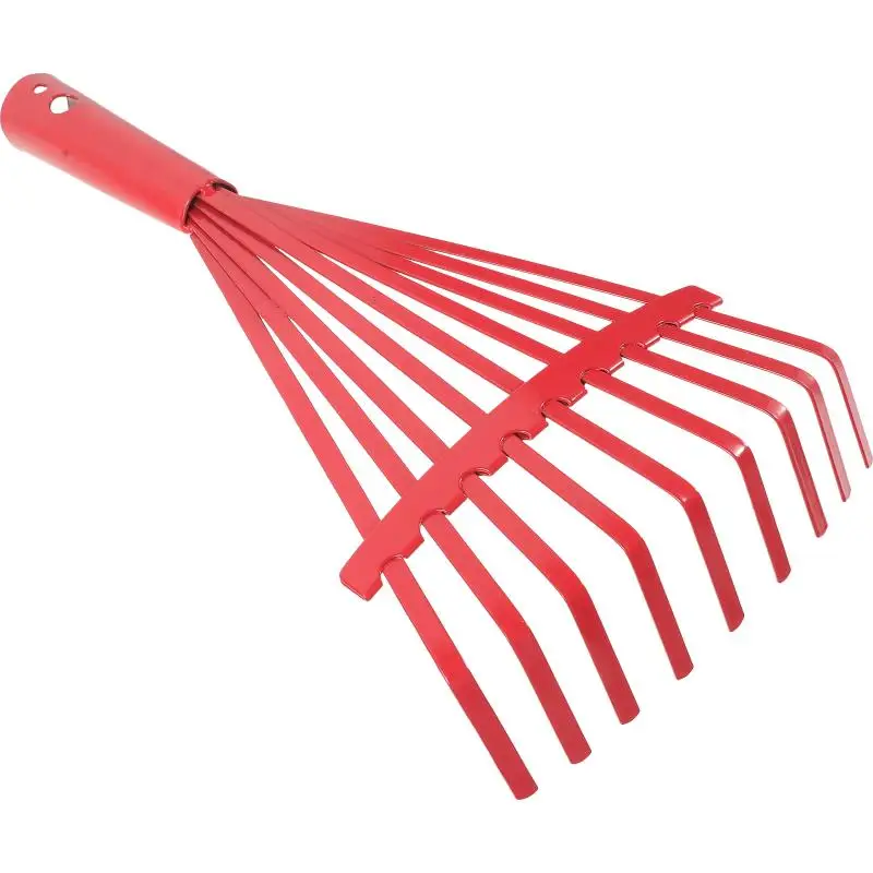 Description Picture 2 of itemHigh-carbon Steel Rake Leaf Rake Fallen Leaves Rake Garden Lawn And Yard Metal Rake Farm equipment Tools